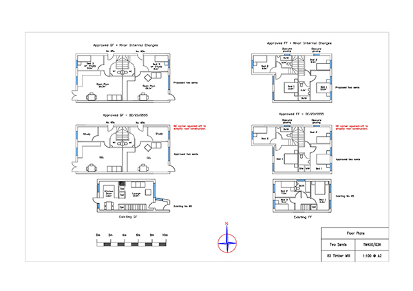 Lot: 127 - LAND WITH PLANNING FOR TWO 2/3 SEMI-DETACHED HOUSES - 